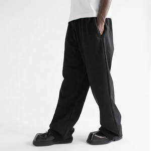 Pantaloni della tuta oversize personalizzati a gamba tesa da <span class=keywords><strong>uomo</strong></span> larghi in cotone Jogging da <span class=keywords><strong>uomo</strong></span> - Product Image 5