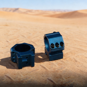 Anneaux de montage BANGBANG - Anneaux de montage 30 mm à triple fixation par vis, hauteur 1 pouce (bleu) - Product Image 2