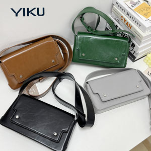 YIKU fabrique des sacs bandoulière unisexes, des sacs carrés élégants et polyvalents de style coréen <span class=keywords><strong>Instagram</strong></span>, des mini sacs à bandoulière. - Product Image 2