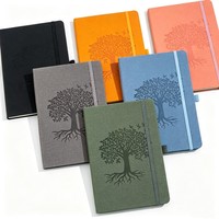 Service OEM en gros : Carnet en tissu gaufré Arbre de Vie avec logo personnalisé, reliure cousue pour commandes personnalisées de cadeaux d'entreprise