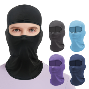 Masque de ski intégral personnalisé pour homme et femme, balaclava respirant et imperméable en soie polyester pour le cyclisme et les sports, faible MOQ - Product Image 1