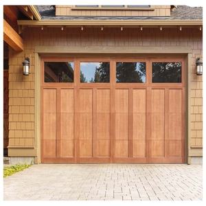 باب مرآب حديث فاخر من الألومنيوم قابل للطي حسب الطلب 10X10 من الخشب الصلب 16X7 أقدام للمنازل مع باب دخول - Product Image 6