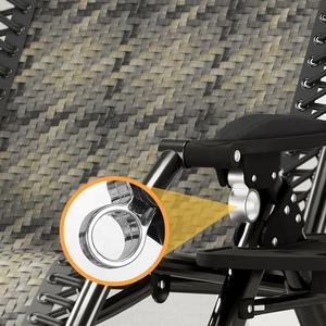 Mobilier d'extérieur <span class=keywords><strong>chaise</strong></span> <span class=keywords><strong>longue</strong></span> pliante portable en métal PE rotin <span class=keywords><strong>chaise</strong></span> <span class=keywords><strong>longue</strong></span> en tissu <span class=keywords><strong>chaise</strong></span> <span class=keywords><strong>longue</strong></span> de plage <span class=keywords><strong>chaise</strong></span> inclinable - Product Image 4