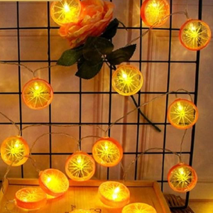 Festive Holiday Lighting Fruits Fairy Lamp Luminous Novelty Orange Lemon <strong>String</strong> <strong>Lights</strong> Decoration Christmas <strong>Light</strong> Fixture - Product Image 2