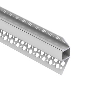 Profil de lavage de mur d'<span class=keywords><strong>angle</strong></span> d'extrusion de canal d'aluminium K7-1, cloison sèche, éclairage de panneau large, profilé <span class=keywords><strong>LED</strong></span> en aluminium de gypse sans garniture - Product Image 1