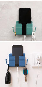 Organisateur mural de cuisine avec crochets de support de téléphone pour ustensiles et gadgets - Product Image 6