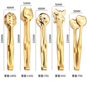ช้อนเสิร์ฟอาหารสแตนเลส304สำหรับงานหนักคีบบุฟเฟ่ต์ที่คีบสำหรับเสิร์ฟอาหารแบบยาวคีมคีบบุฟเฟ่ต์ - Product Image 3