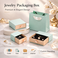 Boîte à bijoux et montres sur mesure haut de gamme en matériaux recyclés avec revêtement UV, vente en gros d'usine |   Emballage pour boucles d'oreilles et colliers
