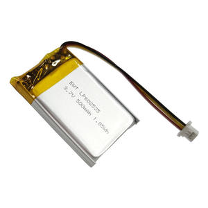 Литий-полимерный аккумулятор <span class=keywords><strong>3</strong></span>.7V 500mAh EWT LP602535 (1.85Wh, 12г) с <span class=keywords><strong>3</strong></span>-жильным предварительно подключенным кабелем для маломощных устройств и микроаксессуаров - Product Image 3