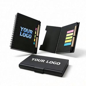 Logo Spiral Notebook Multifunctional Tabs With Pen Notepad Promo Office Business Gift <b>Sticky</b> <b>Notes</b> Book Custom Promotional Gifts - Product Image 1