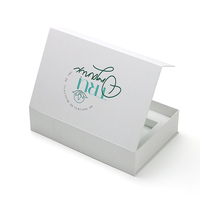 Boîtes rigides magnétiques non pliables avec plateau intérieur fixe pour coffret de soins de la peau, boîte cadeau cosmétique, emballage de flacon de sérum, emballage de produits de beauté