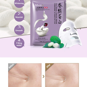 Masker Wajah Perawatan Kulit <span class=keywords><strong>Fibroin</strong></span> Sutra Pelembab - Product Image 3