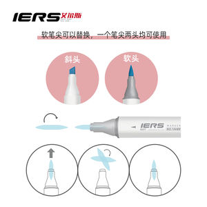Marqueurs d'art de <span class=keywords><strong>couleur</strong></span> 40/60/80/100/168 personnalisés ensemble de croquis stylo à double pinceau avec <span class=keywords><strong>feutre</strong></span> d'<span class=keywords><strong>alcool</strong></span> pour l'école et le dessin à la maison - Product Image 6