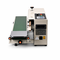 Machine de scellage continu automatique FR-900, scelleuse à bande horizontale pour sacs en plastique, emballage de sachets alimentaires, ODM OEM, directement de l'usine