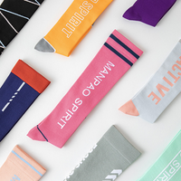 Chaussettes de sport respirantes, chaussettes de compression élastiques, chaussettes à haute élasticité pour la salle de sport et la remise en forme