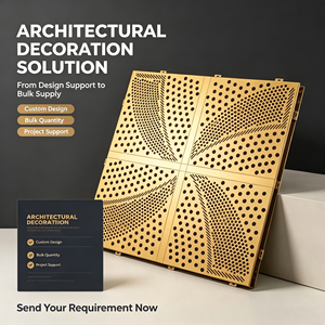 Panneau de toiture en aluminium perforé, tôle de façade découpée au laser, revêtement métallique décoratif pour toiture et extérieur de bâtiment - Product Image 5
