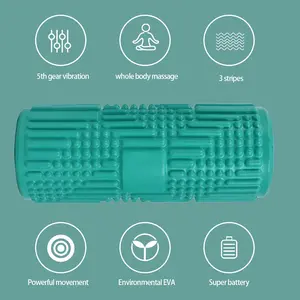 OEM/ODM Wireless Rechargeable Electric Vibrating Yoga Massage Ball Vibrating Massage Foam Roller