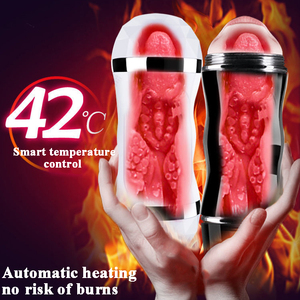 Manueller Silikon-Massage-<span class=keywords><strong>Masturbator</strong></span> für Männer Vibrations-Blowjob-Maschine Masturbationsbecher Sexspielzeug für Männer Erotikartikel - Product Image 3
