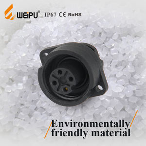Портативный WEIPU WA22-Z 4PIN 7PIN припоя, водонепроницаемый коннектор для кабеля, круговая пластиковая разъем - Product Image 3