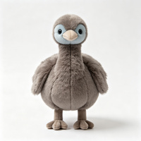 Peluche Émeu Personnalisée OEM, Modèle Animal Réaliste, Fabrication Soignée, Conception Sur Mesure pour Vente en Gros