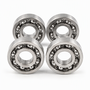 10x26x8mm S6000 316L Stainless Steel Open Ball <b>Bearing</b> Seawater Resistant Austenitic Steel for Marine Chemical Machinery - Product Image 2