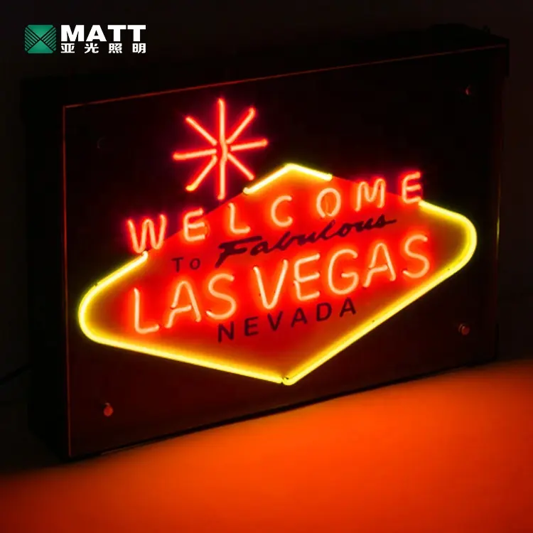 Mate o transporte da gota livre casino Las Vegas design feito sob encomenda do sinal de néon do vintage personalizado sinal de néon para beer bar club