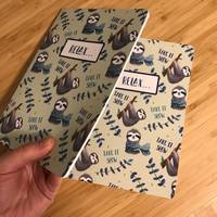 Carnet de notes personnalisé avec impression écologique Avion en spirale Journal avec logo