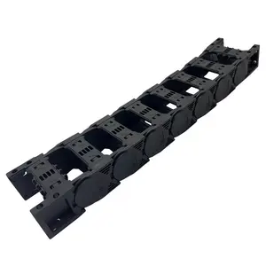 High speed reinforce nylon plastic cable chain electrical bridge cable carrier drag chain