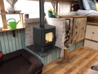 Poêle à bois compact portable R0401A en promotion pour camping-car/chalet/tente