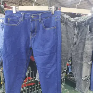 Alta Qualidade Usada Roupas Jeans Ukay Bales Mixed Segunda Mão Homem Calças Jeans/Mulheres Jaqueta Jeans/Saia Jeans