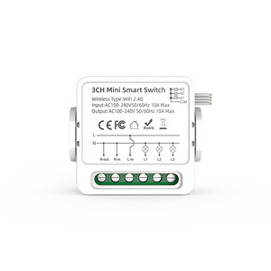Relé inteligente de 4 canales, módulo de interruptor WiFi cuádruple, funciona con <span class=keywords><strong>Alexa</strong></span> y Google Home, no requiere concentrador, alta potencia - Product Image 6