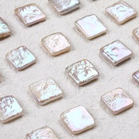Perles de culture d'eau douce blanches irrégulières baroques 12x12mm, qualité AAA, lustre brillant, demi-trou, pour bijoux faits main classiques