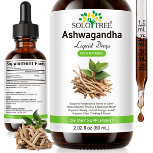SOLOTREE 60 ml Gotas <span class=keywords><strong>de</strong></span> Extracto <span class=keywords><strong>de</strong></span> <span class=keywords><strong>Ashwagandha</strong></span>, Suplemento <span class=keywords><strong>de</strong></span> Fibra Dietética, Apoyo para un Sueño Reparador, Gotas Líquidas <span class=keywords><strong>de</strong></span> <span class=keywords><strong>Ashwagandha</strong></span> Orgánica Silvestre - Product Image 6