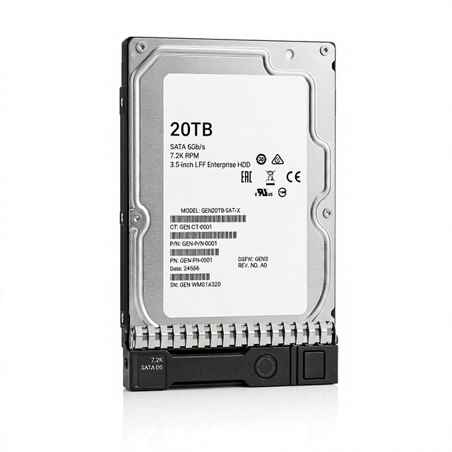 P53554-K21 20TB SATA 6Gb/s 7200RPM 3.5 Inch LFF Helium 512e ISE Enterprise Server Internal Hard Drive HDD Storage Disk