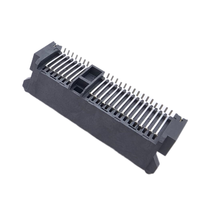 Connecteur Soulin SATA 7+15 broches H12.0 sous carte avec double pôle SMT, contact en laiton, indice de protection IP67