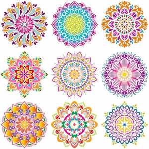 Pochoirs en plastique découpés au laser, écologiques, en Mylar, pour la peinture, modèles de pochoirs, plusieurs couleurs, épaisseur de 0,25 mm - Product Image 3