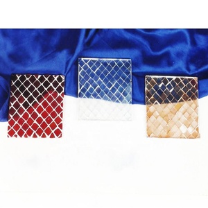 Juego de 3 Posavasos de Vidrio Mosaico Clásico, Decoración de Mesa Multifuncional y Ecológica - Product Image 1