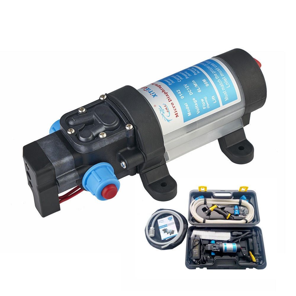 ORANGLES XTL 12V 80W Electric Pressure Washer Pump Portable Intelligent Mini Water Pump Home Car Wash Electric Sprayer Manufacturing Pump - detailed closeup view - illustrating benefits - Image 3 of 6 | created for all | Shop XTL 12V 80W Electric Pressure Washer Pump Portable Intelligent Mini Water Pump Home Car Wash Electric Sprayer Manufacturing Pump North Carolina | Free Shipping ORANGLES