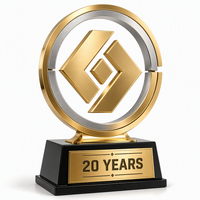 Trophée d'anniversaire d'entreprise personnalisé, récompenses et trophées d'entreprise, trophées de bureau personnalisés, trophée avec logo personnalisé, prix de reconnaissance