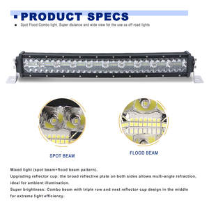 Super Luminoso 22 Pollici 32 Pollici Ad Alta Lumen Dual Color 9631T Impermeabile Fuori Strada Ha Condotto La Barra Chiara - Product Image 2