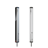 Dispositifs de sécurité industrielle, série ESM, rideau lumineux de mesure avec boîtier argenté IP65 et spécifications adaptables