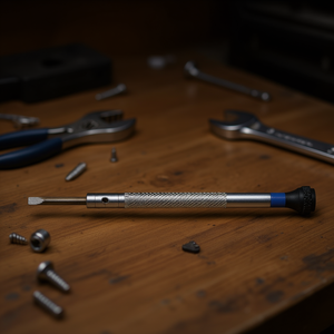 Destornillador de 342 mm de longitud, punta de precisión, mango metálico, uso profesional - Product Image 3