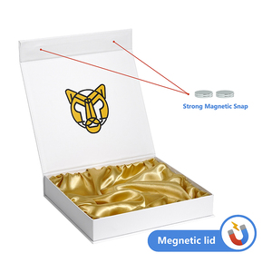 Tùy chỉnh từ hộp quà tặng với logo sang trọng cứng nhắc bao bì các tông hộp với satin chèn - Product Image 5