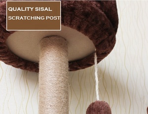 2024 Modern <span class=keywords><strong>Cat</strong></span> Tree Condo Plataforma Sisal Rascador Hamaca de felpa Nuevo diseño Torre de gato Hecho Durable PET Proveedor directo - Product Image 3