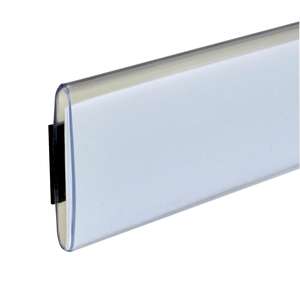 Supermarket Retail Plastic PVC Acrylic Label <b>Tag</b> Adhesive Data Strip <b>Price</b> Holder - Product Image 1