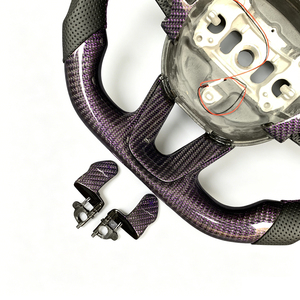 Volant en fibre de carbone avec LED pour Charger/Challenger 2015-2026/Durango 2018-2026, personnalisable - Product Image 3