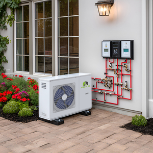 Pompe à chaleur air-eau 10KW-24KW R32 R290 EVI solaire pour extérieur et hôtels, classe A+++, économie d'énergie, pompe à chaleur solaire EVI EVI S - Product Image 4