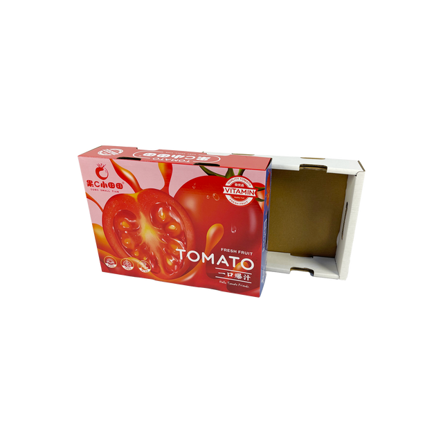 Customized Small Business Corrugated Shipping Boxes Sponge for Fruit Vegetables Packing for Mango Banana Cherry Persimmon