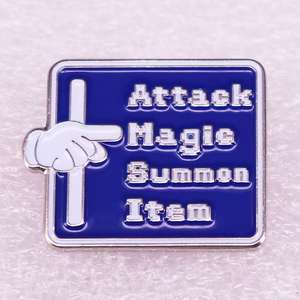 Épingle maçonnique d'attaque et de déguisement, accessoire de jeu de rôle fantastique, épingle magique pour sorciers et cosplay, alliage de zinc, nickel noir - Product Image 4