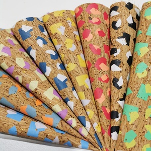 <span class=keywords><strong>Portugal</strong></span> écologique paillettes imprimé tissu de liège naturel imperméable pour canapé meubles artisanat vêtement portefeuille sac chaussures - Product Image 5